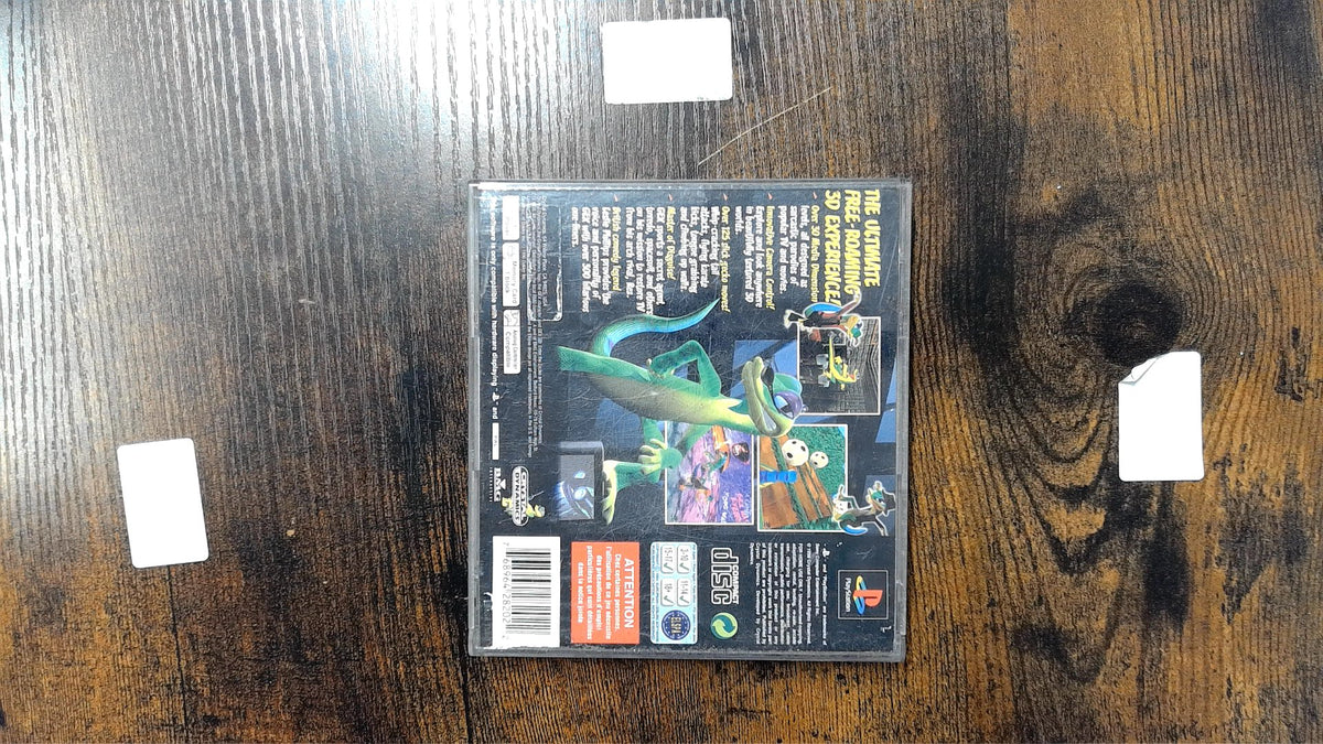 Gex 3D Enter the Gecko PS1 PAL — trasera