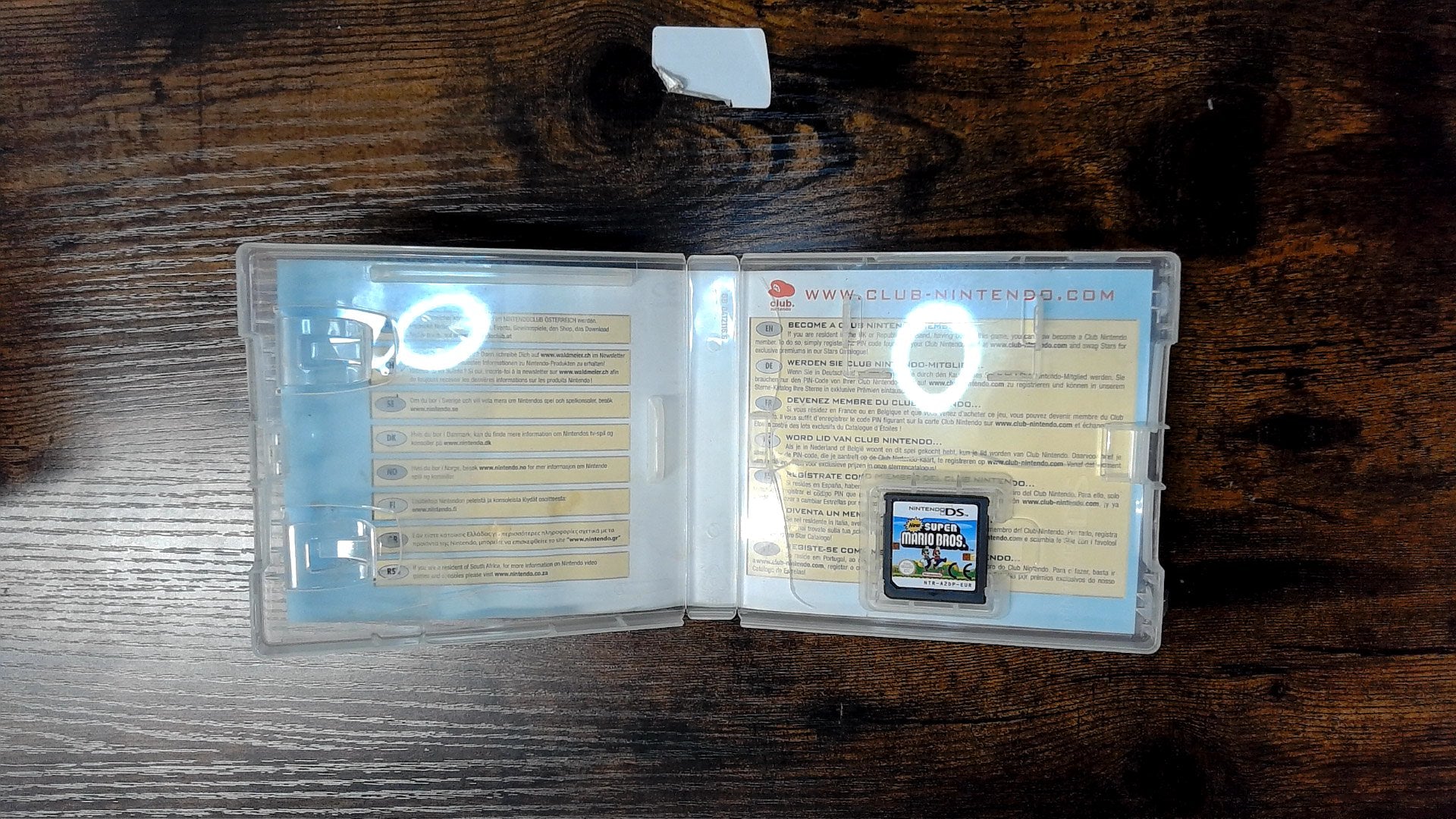 New Super Mario Bros. Nintendo DS PAL — manual
